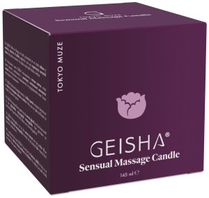 Masážní svíčka Geisha Tokyo Muze, 145 ml – Svíčky pro uvolňující i erotickou masáž
