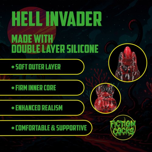 Dildo s přísavkou Hell Invader