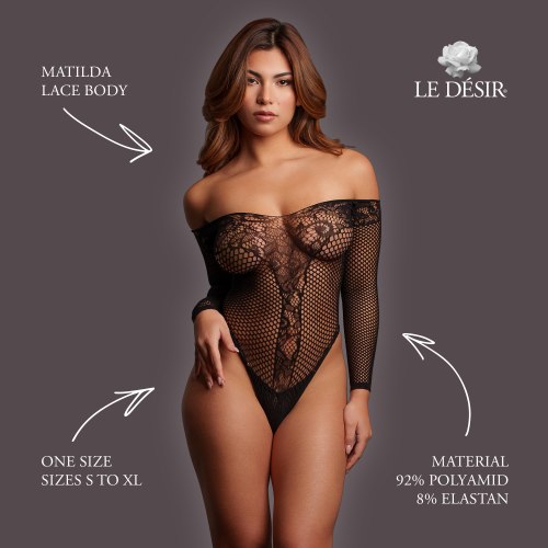 Síťované dámské body Matilda, one size