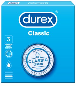 Kondomy Durex Classic – Klasické kondomy