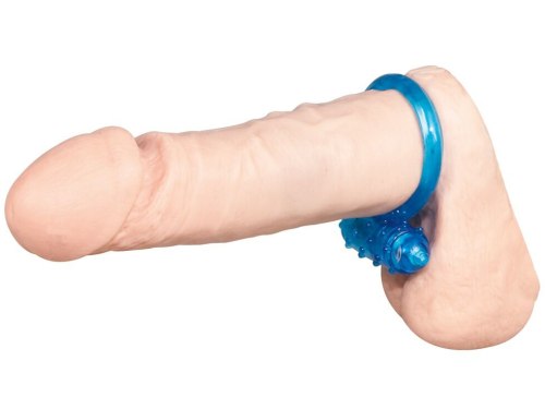 Vibrační erekční kroužek Vibro Ring, modrý