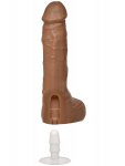 Stříkající dildo Bust It - hnědé