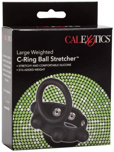 Natahovač varlat se závažím a erekčním kroužkem C-Ring Ball Stretcher L