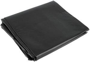 Lakované vinylové prostěradlo Fetish Collection, černé – Lakované ložní prádlo (lesklé)