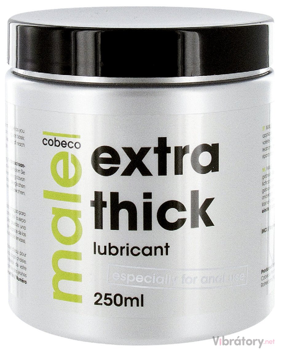 Levně Extra hustý anální lubrikační gel MALE EXTRA THICK, 250 ml