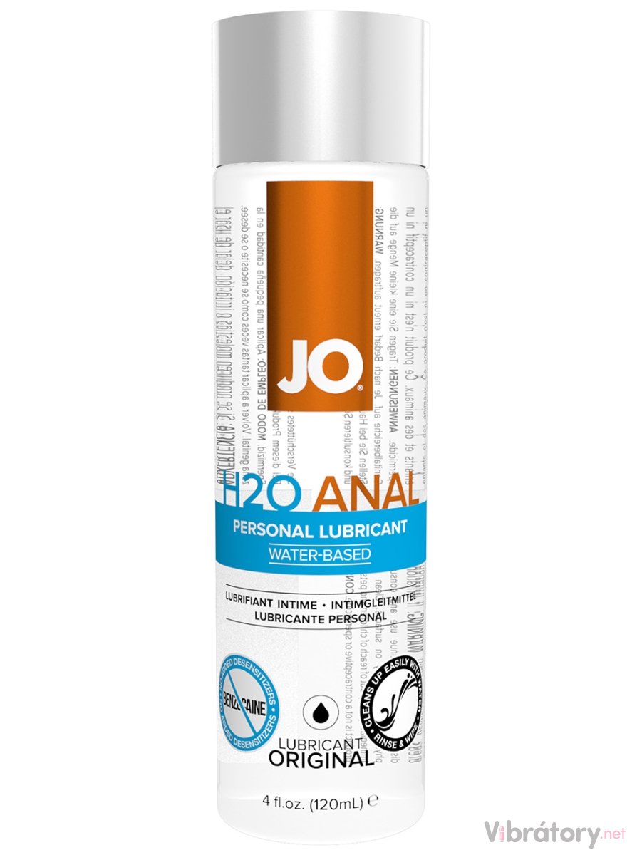 Levně Anální lubrikační gel System JO H2O ANAL - vodní, 120 ml