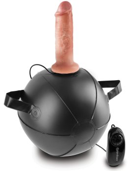 Nafukovací míč s vibrátorem Vibrating Mini Sex Ball – BDSM nábytek