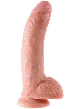 Realistické dildo s varlaty King Cock 9" – Realistická dilda