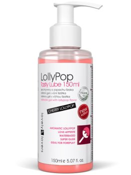 Lubrikační gel pro intimní masáž LollyPop – Lubrikační gely s příchutí