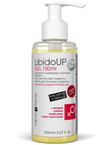 Hřejivé a dráždivé lubrikační gely (prokrvující): Lubrikační gel pro silnější prožitek při sexu LibidoUP