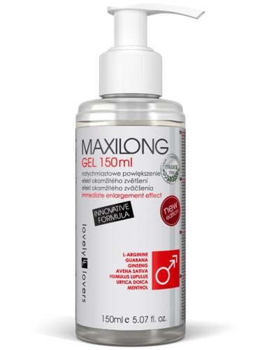 Lubrikační gel s okamžitým efektem zvětšení penisu MAXILONG