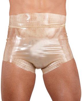Latexové plenkové kalhotky, unisex (transparentní) – Pomůcky pro ABDL (adult baby)