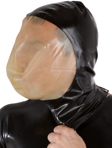 Latexová vakuová maska s malým dýchacím otvorem