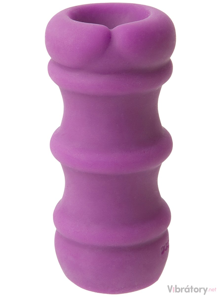 Levně Doc Johnson Oboustranný masturbátor Mood Pleaser UR3 Purple
