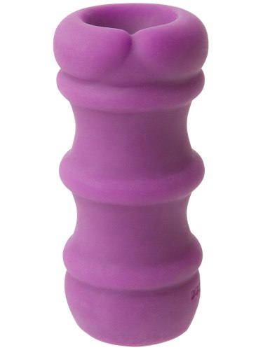 Masturbátory bez vibrací (honítka): Oboustranný masturbátor Mood Pleaser UR3 Purple