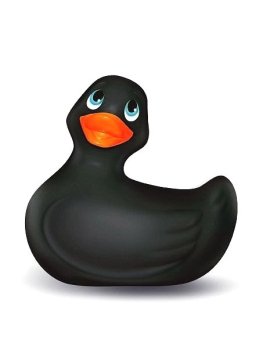 Vibrující kachnička I Rub My Duckie, černá – Erotické doplňky pro sex ve sprše a vaně