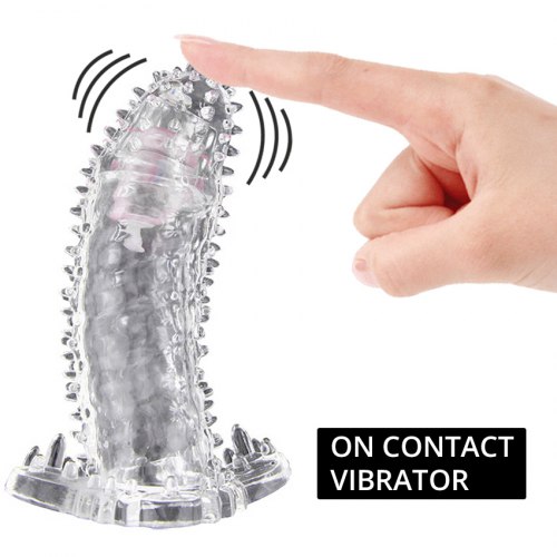 Vibrační stimulační návlek na penis Brave Man 1