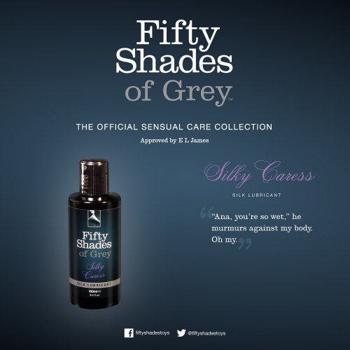 Hybridní lubrikační gel Silky Caress (Fifty Shades of Grey)