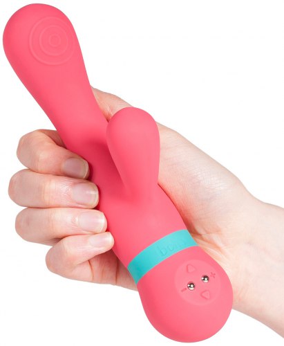 Luxusní nabíjecí vibrátor na bod G a klitoris Saffron Pink