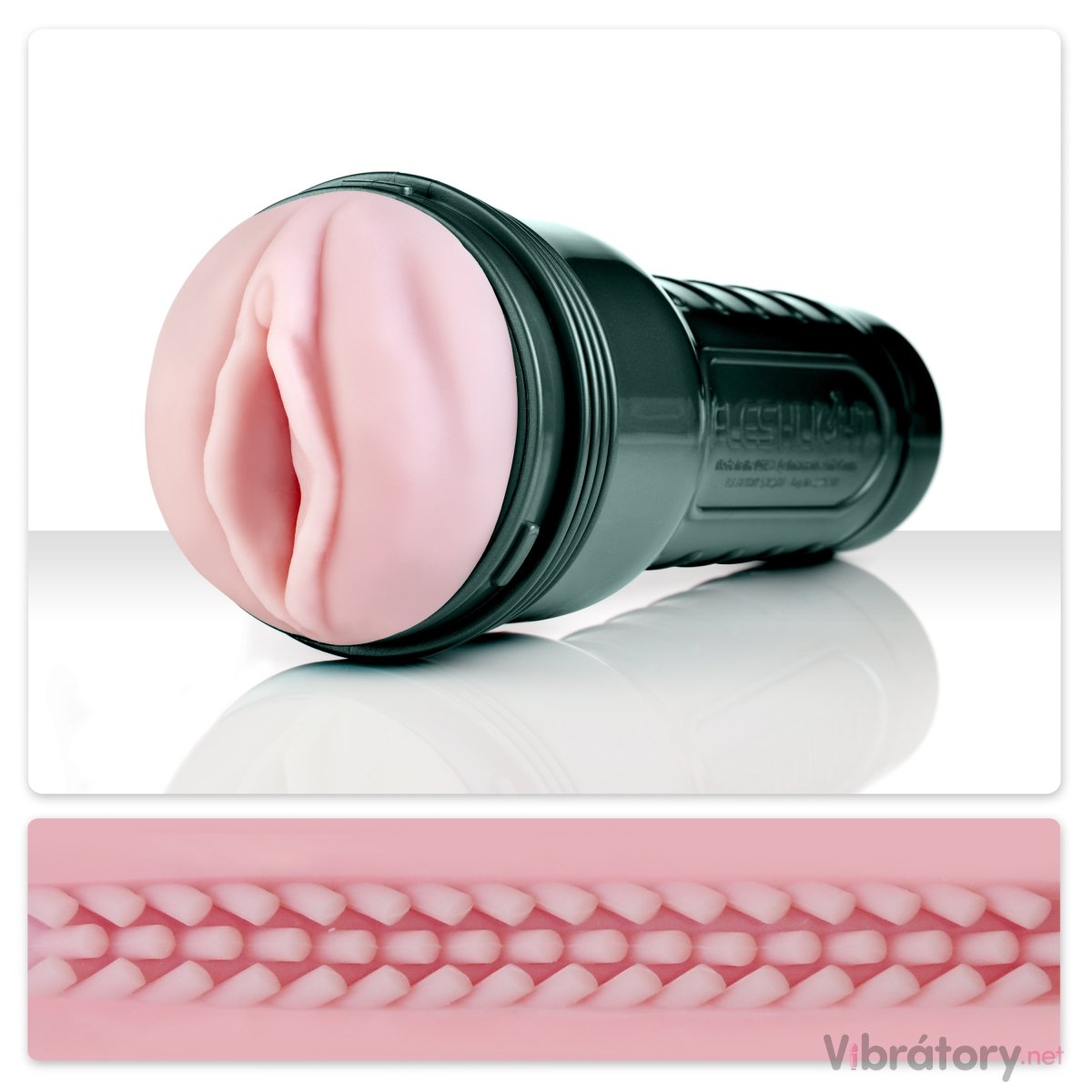 Levně Umělá vagina Fleshlight VIBRO Pink Lady Touch