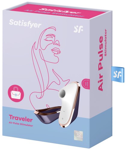 Luxusní nabíjecí stimulátor klitorisu Satisfyer Traveler