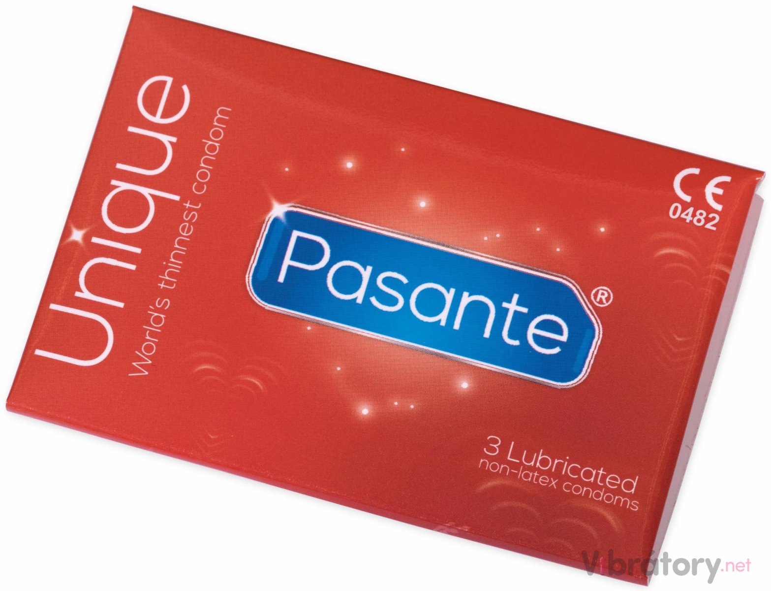 Ultratenké kondomy bez latexu Pasante Unique, 3 ks