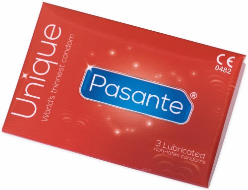 Kondomy bez latexu: Ultratenké kondomy bez latexu Pasante Unique