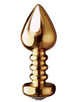 Kovový anální kolík se šperkem Luv Plug – Anální šperky