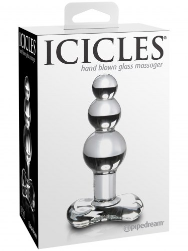 Skleněný anální kolík ICICLES No. 47