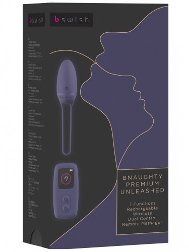 Bezdrátové vibrační vajíčko bNaughty Unleashed Premium