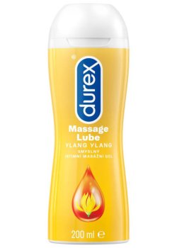 Masážní a lubrikační gel Durex 2 v 1 - Ylang Ylang – Erotické masážní oleje a emulze