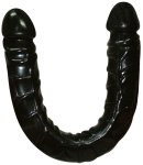 Oboustranné dildo Ultra-Dong, černé