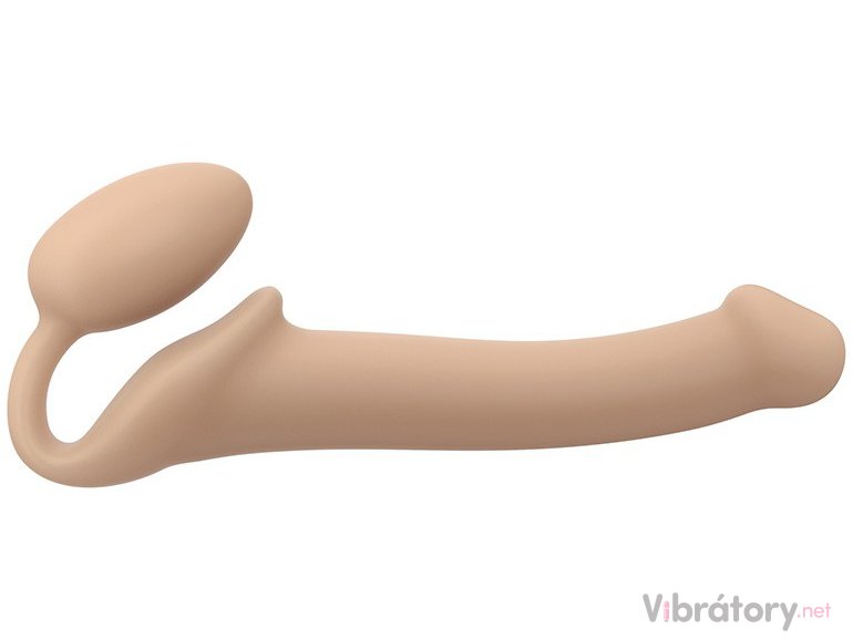 Levně Tvarovatelný samodržící připínací penis Strap-On-Me (velikost M)