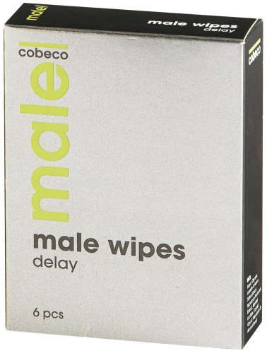Vlhčené ubrousky Male Wipes Delay (pro oddálení ejakulace)