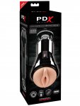 Sací a vibrační umělá vagina PDX Cock Compressor Vibrating Stroker