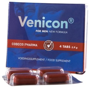 Tablety na lepší erekci Venicon – Podpora erekce - prášky, krémy, gely