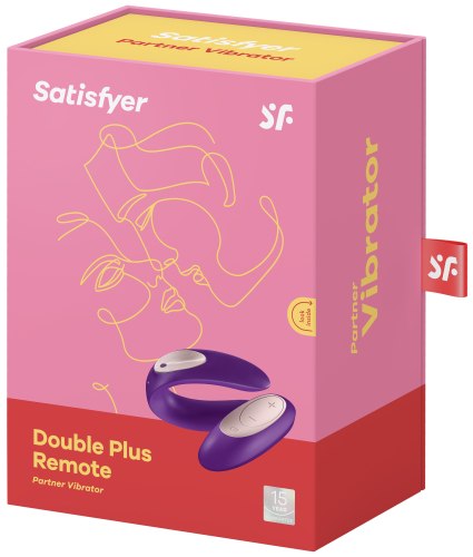 Bezdrátový párový vibrátor Satisfyer Double Plus Remote
