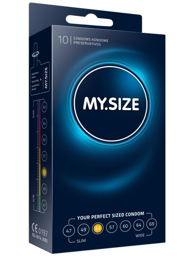 Kondomy MY.SIZE 53 mm, 10 ks