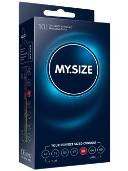 Kondomy MY.SIZE 60 mm, 10 ks – Akční a výhodné balíčky kondomů