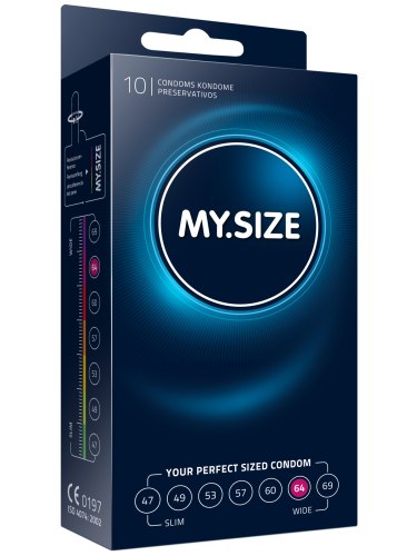 Kondomy MY.SIZE 64 mm, 10 ks