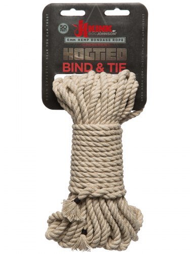 Konopné lano na bondage Hogtied Bind & Tie 50 ft, 15 m