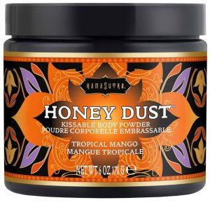 Slíbatelný tělový pudr Honey Dust Tropical Mango – Tělové pudry