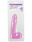 Realistické dildo Violet Quartz