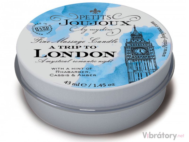 Masážní svíčka Petits Joujoux A Trip To London, 43 ml