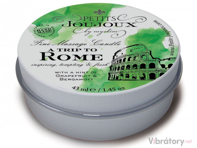 Masážní svíčka Petits Joujoux A Trip To Rome, 43 ml