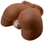 Zadeček - vibrační masturbátor Vibrating Ass Brown