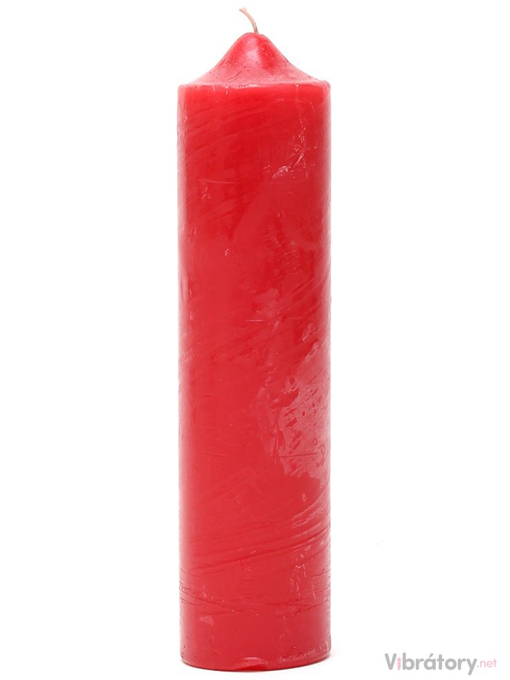Levně S/M parafínová svíčka Rimba - červená