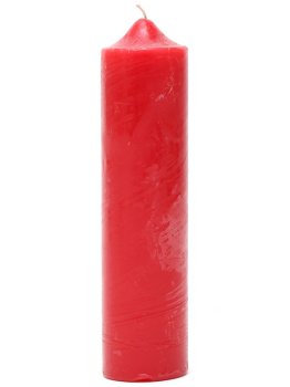 S/M parafínová svíčka Rimba - červená – Svíčky na BDSM hrátky