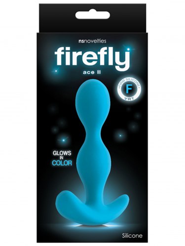 Anální kolík Firefly Ace II - svítí ve tmě