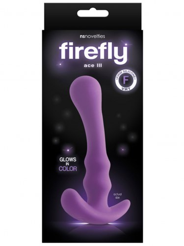 Anální kolík Firefly Ace III - svítí ve tmě